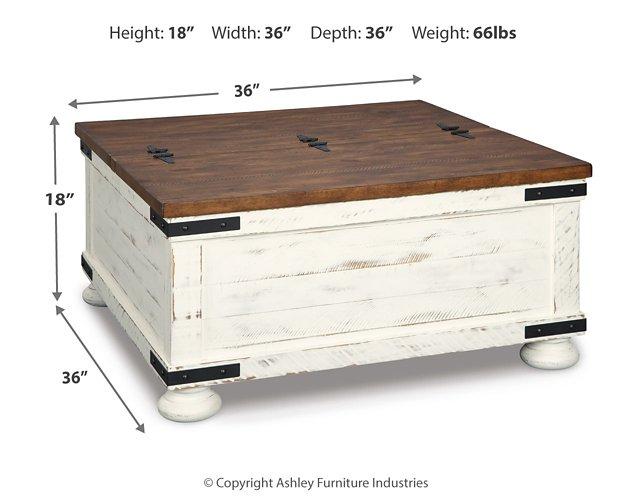 Wystfield Coffee Table - Premium Cocktail Table from Ashley Furniture - Just $388.61! Shop now at Furniture Wholesale Plus  We are the best furniture store in Nashville, Hendersonville, Goodlettsville, Madison, Antioch, Mount Juliet, Lebanon, Gallatin, Springfield, Murfreesboro, Franklin, Brentwood