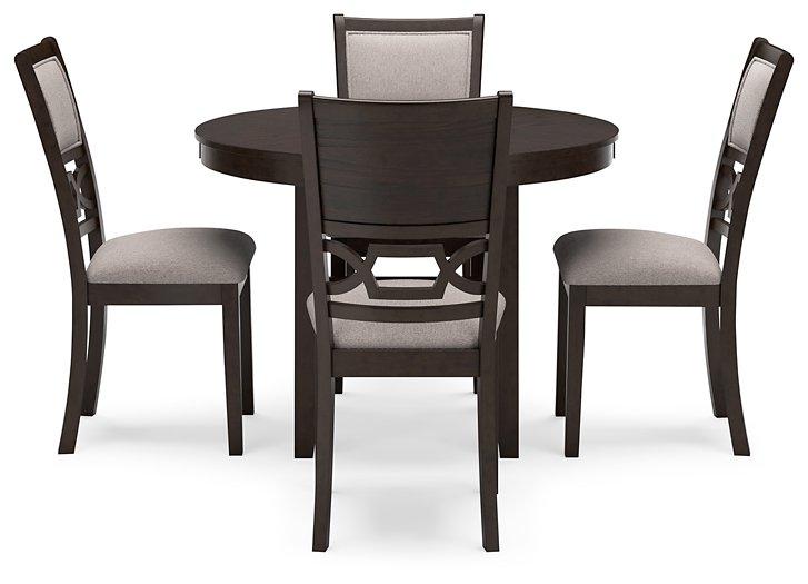 Langwest Dining Table and 4 Chairs (Set of 5) - Premium Dining Table from Ashley Furniture - Just $518.86! Shop now at Furniture Wholesale Plus  We are the best furniture store in Nashville, Hendersonville, Goodlettsville, Madison, Antioch, Mount Juliet, Lebanon, Gallatin, Springfield, Murfreesboro, Franklin, Brentwood