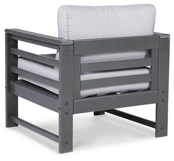 Amora Outdoor Lounge Chair with Cushion (Set of 2) - Premium Outdoor Seating from Ashley Furniture - Just $788.31! Shop now at Furniture Wholesale Plus  We are the best furniture store in Nashville, Hendersonville, Goodlettsville, Madison, Antioch, Mount Juliet, Lebanon, Gallatin, Springfield, Murfreesboro, Franklin, Brentwood