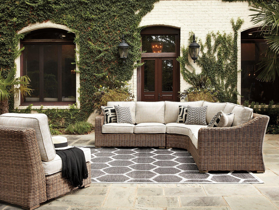 Beachcroft Outdoor Seating Set - Premium Outdoor Seating from Ashley Furniture - Just $2575.03! Shop now at Furniture Wholesale Plus  We are the best furniture store in Nashville, Hendersonville, Goodlettsville, Madison, Antioch, Mount Juliet, Lebanon, Gallatin, Springfield, Murfreesboro, Franklin, Brentwood