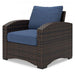 Windglow Outdoor Lounge Chair with Cushion - Premium Outdoor Seating from Ashley Furniture - Just $321.78! Shop now at Furniture Wholesale Plus  We are the best furniture store in Nashville, Hendersonville, Goodlettsville, Madison, Antioch, Mount Juliet, Lebanon, Gallatin, Springfield, Murfreesboro, Franklin, Brentwood