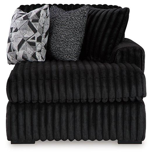 Midnight-Madness Sectional Sofa with Chaise - Premium Chofa from Ashley Furniture - Just $1188.84! Shop now at Furniture Wholesale Plus  We are the best furniture store in Nashville, Hendersonville, Goodlettsville, Madison, Antioch, Mount Juliet, Lebanon, Gallatin, Springfield, Murfreesboro, Franklin, Brentwood