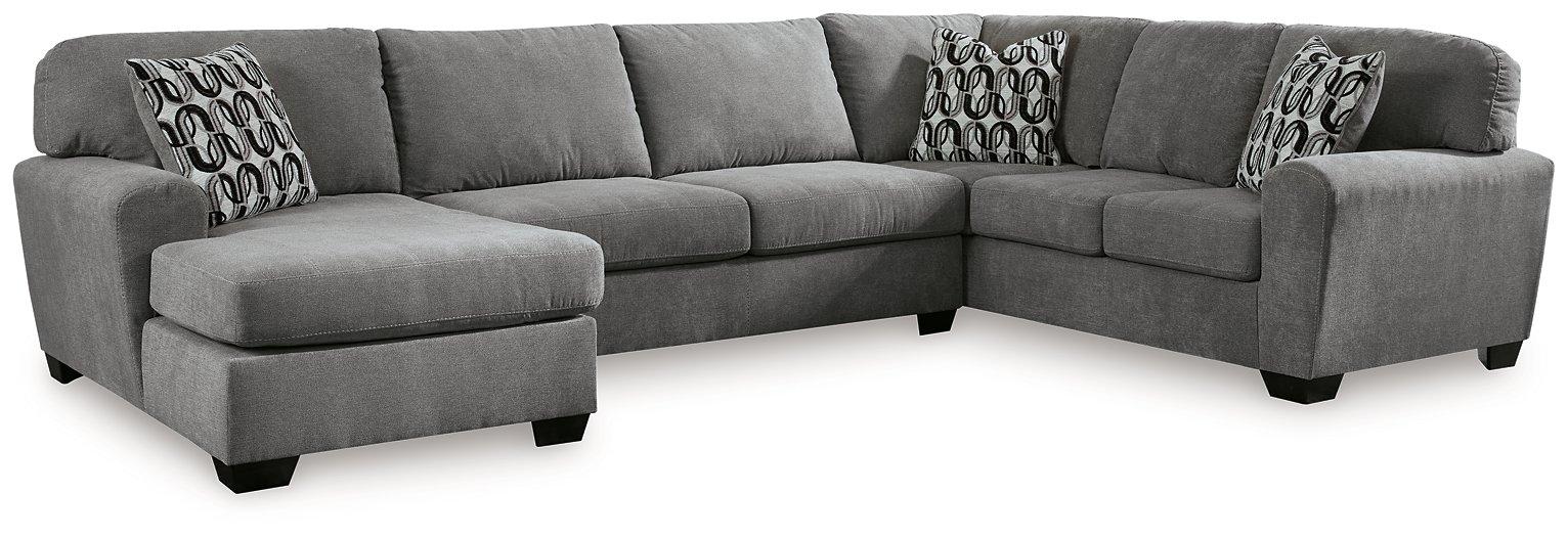 Birkdale Court Sectional with Chaise - Premium Sectional from Ashley Furniture - Just $1137.94! Shop now at Furniture Wholesale Plus  We are the best furniture store in Nashville, Hendersonville, Goodlettsville, Madison, Antioch, Mount Juliet, Lebanon, Gallatin, Springfield, Murfreesboro, Franklin, Brentwood