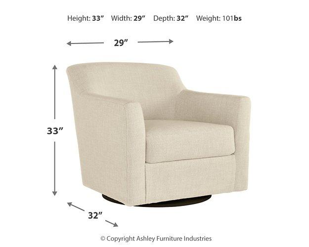 Bradney Swivel Accent Chair - Premium Accent Chair from Ashley Furniture - Just $328.51! Shop now at Furniture Wholesale Plus  We are the best furniture store in Nashville, Hendersonville, Goodlettsville, Madison, Antioch, Mount Juliet, Lebanon, Gallatin, Springfield, Murfreesboro, Franklin, Brentwood