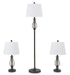 Brycestone Floor Lamp with 2 Table Lamps - Premium Table Lamp from Ashley Furniture - Just $143.22! Shop now at Furniture Wholesale Plus  We are the best furniture store in Nashville, Hendersonville, Goodlettsville, Madison, Antioch, Mount Juliet, Lebanon, Gallatin, Springfield, Murfreesboro, Franklin, Brentwood