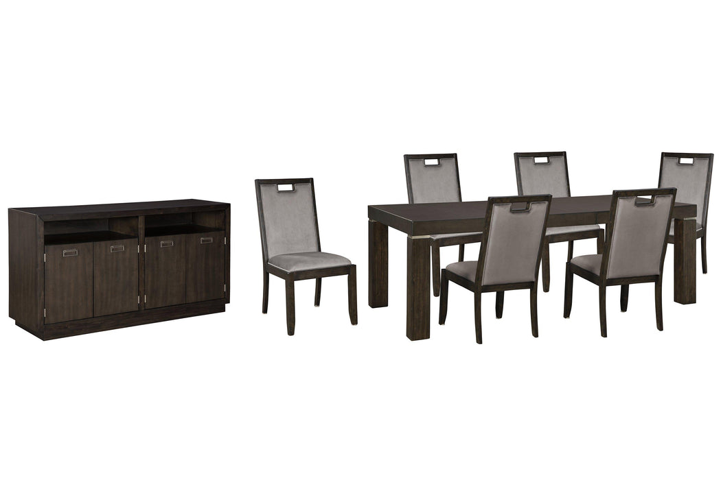 Hyndell Dining Room Set - Premium Dining Room Set from Ashley Furniture - Just $1055.84! Shop now at Furniture Wholesale Plus  We are the best furniture store in Nashville, Hendersonville, Goodlettsville, Madison, Antioch, Mount Juliet, Lebanon, Gallatin, Springfield, Murfreesboro, Franklin, Brentwood