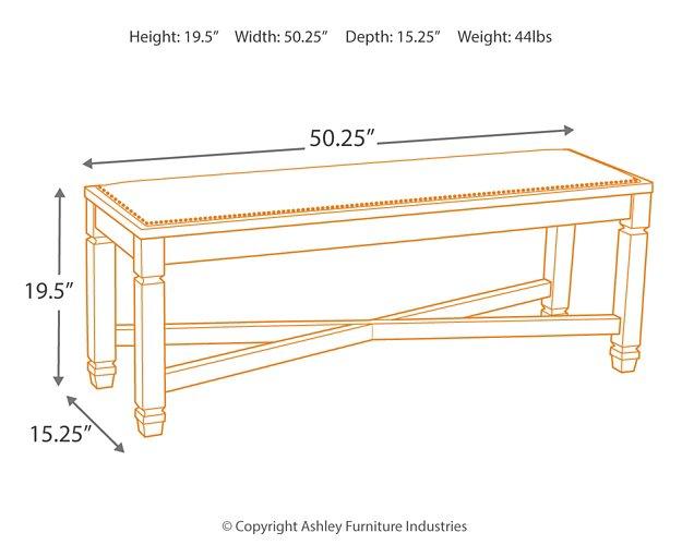 Bolanburg Dining Bench - Premium Bench from Ashley Furniture - Just $187.04! Shop now at Furniture Wholesale Plus  We are the best furniture store in Nashville, Hendersonville, Goodlettsville, Madison, Antioch, Mount Juliet, Lebanon, Gallatin, Springfield, Murfreesboro, Franklin, Brentwood