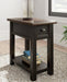 Tyler Creek Chairside End Table - Premium End Table from Ashley Furniture - Just $152.04! Shop now at Furniture Wholesale Plus  We are the best furniture store in Nashville, Hendersonville, Goodlettsville, Madison, Antioch, Mount Juliet, Lebanon, Gallatin, Springfield, Murfreesboro, Franklin, Brentwood