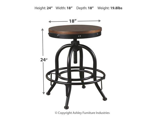 Valebeck Counter Height Bar Stool - Premium Barstool from Ashley Furniture - Just $114.64! Shop now at Furniture Wholesale Plus  We are the best furniture store in Nashville, Hendersonville, Goodlettsville, Madison, Antioch, Mount Juliet, Lebanon, Gallatin, Springfield, Murfreesboro, Franklin, Brentwood