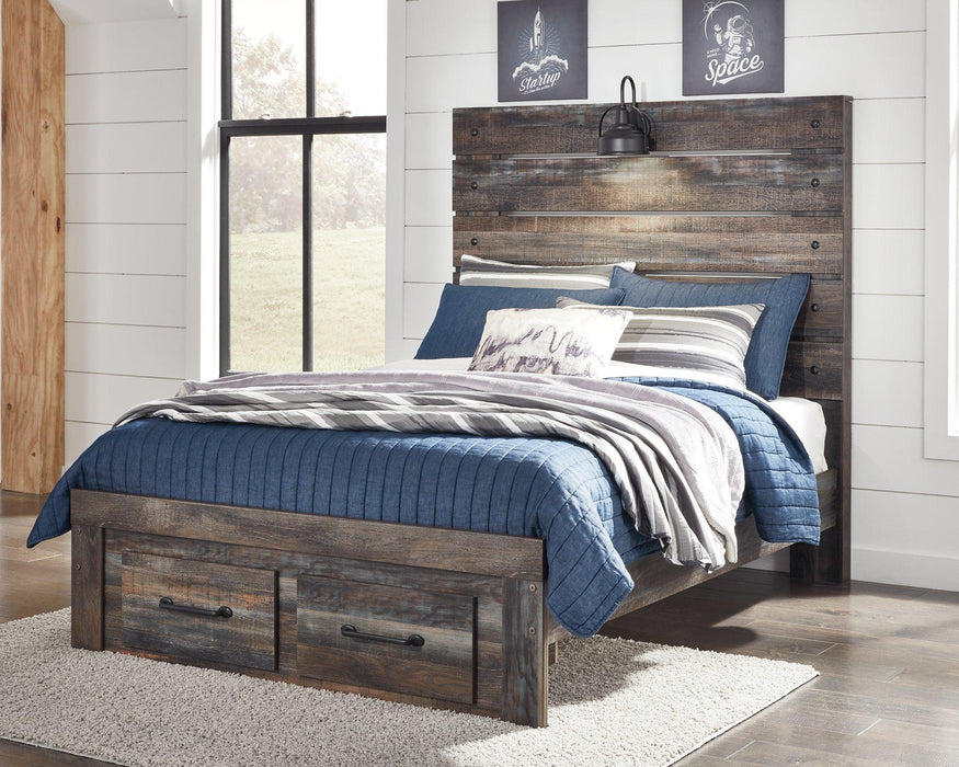 Drystan Bed with 2 Storage Drawers - Premium Bed from Ashley Furniture - Just $466.59! Shop now at Furniture Wholesale Plus  We are the best furniture store in Nashville, Hendersonville, Goodlettsville, Madison, Antioch, Mount Juliet, Lebanon, Gallatin, Springfield, Murfreesboro, Franklin, Brentwood