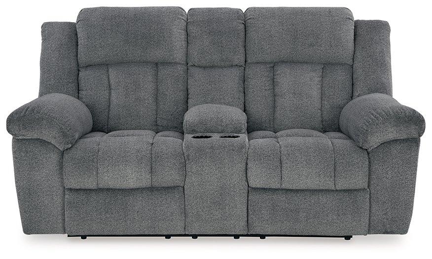 Tip-Off Power Reclining Loveseat - Premium Loveseat from Ashley Furniture - Just $1079.61! Shop now at Furniture Wholesale Plus  We are the best furniture store in Nashville, Hendersonville, Goodlettsville, Madison, Antioch, Mount Juliet, Lebanon, Gallatin, Springfield, Murfreesboro, Franklin, Brentwood