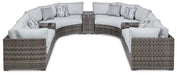 Harbor Court Outdoor Sectional - Premium Outdoor Seating from Ashley Furniture - Just $1467.17! Shop now at Furniture Wholesale Plus  We are the best furniture store in Nashville, Hendersonville, Goodlettsville, Madison, Antioch, Mount Juliet, Lebanon, Gallatin, Springfield, Murfreesboro, Franklin, Brentwood