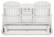 Hyland wave Outdoor Glider Loveseat - Premium Outdoor Seating from Ashley Furniture - Just $978.98! Shop now at Furniture Wholesale Plus  We are the best furniture store in Nashville, Hendersonville, Goodlettsville, Madison, Antioch, Mount Juliet, Lebanon, Gallatin, Springfield, Murfreesboro, Franklin, Brentwood