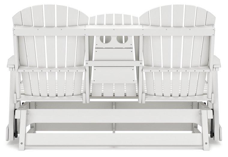 Hyland wave Outdoor Glider Loveseat - Premium Outdoor Seating from Ashley Furniture - Just $978.98! Shop now at Furniture Wholesale Plus  We are the best furniture store in Nashville, Hendersonville, Goodlettsville, Madison, Antioch, Mount Juliet, Lebanon, Gallatin, Springfield, Murfreesboro, Franklin, Brentwood