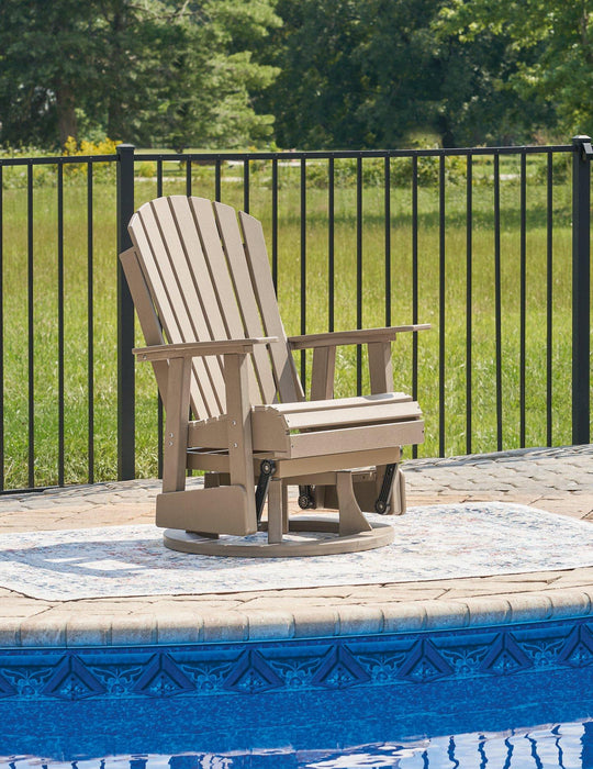 Hyland wave Outdoor Swivel Glider Chair - Premium Outdoor Dining Chair from Ashley Furniture - Just $621.89! Shop now at Furniture Wholesale Plus  We are the best furniture store in Nashville, Hendersonville, Goodlettsville, Madison, Antioch, Mount Juliet, Lebanon, Gallatin, Springfield, Murfreesboro, Franklin, Brentwood