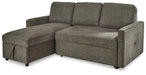 Kerle 2-Piece Sectional with Pop Up Bed - Premium Sectional from Ashley Furniture - Just $989.21! Shop now at Furniture Wholesale Plus  We are the best furniture store in Nashville, Hendersonville, Goodlettsville, Madison, Antioch, Mount Juliet, Lebanon, Gallatin, Springfield, Murfreesboro, Franklin, Brentwood