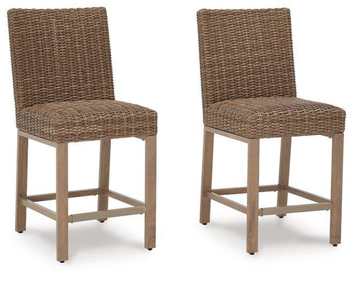 Walton Bridge Outdoor Bar Stool (Set of 2) - Premium Outdoor Barstool from Ashley Furniture - Just $663.66! Shop now at Furniture Wholesale Plus  We are the best furniture store in Nashville, Hendersonville, Goodlettsville, Madison, Antioch, Mount Juliet, Lebanon, Gallatin, Springfield, Murfreesboro, Franklin, Brentwood