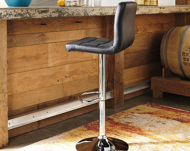 Bellatier Adjustable Height Bar Stool - Premium Barstool from Ashley Furniture - Just $104.58! Shop now at Furniture Wholesale Plus  We are the best furniture store in Nashville, Hendersonville, Goodlettsville, Madison, Antioch, Mount Juliet, Lebanon, Gallatin, Springfield, Murfreesboro, Franklin, Brentwood