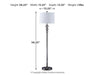 Joaquin Floor Lamp - Premium Floor Lamp from Ashley Furniture - Just $107.91! Shop now at Furniture Wholesale Plus  We are the best furniture store in Nashville, Hendersonville, Goodlettsville, Madison, Antioch, Mount Juliet, Lebanon, Gallatin, Springfield, Murfreesboro, Franklin, Brentwood