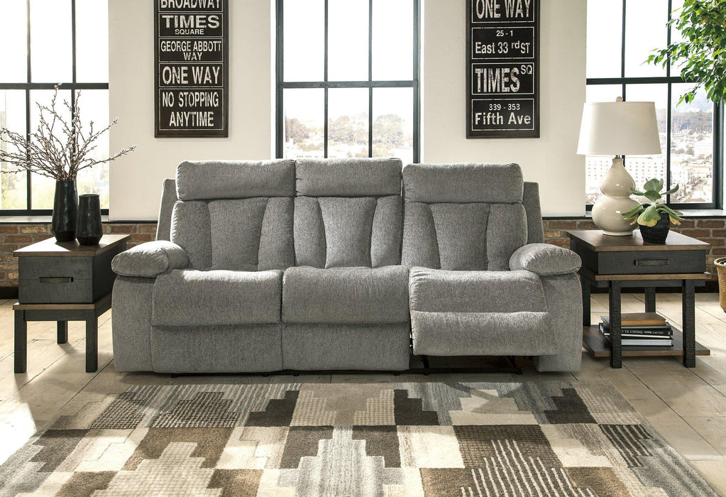 Mitchiner Reclining Sofa with Drop Down Table - Premium Sofa from Ashley Furniture - Just $855.87! Shop now at Furniture Wholesale Plus  We are the best furniture store in Nashville, Hendersonville, Goodlettsville, Madison, Antioch, Mount Juliet, Lebanon, Gallatin, Springfield, Murfreesboro, Franklin, Brentwood