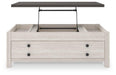 Dorrinson Coffee Table with Lift Top - Premium Cocktail Table Lift from Ashley Furniture - Just $280.92! Shop now at Furniture Wholesale Plus  We are the best furniture store in Nashville, Hendersonville, Goodlettsville, Madison, Antioch, Mount Juliet, Lebanon, Gallatin, Springfield, Murfreesboro, Franklin, Brentwood