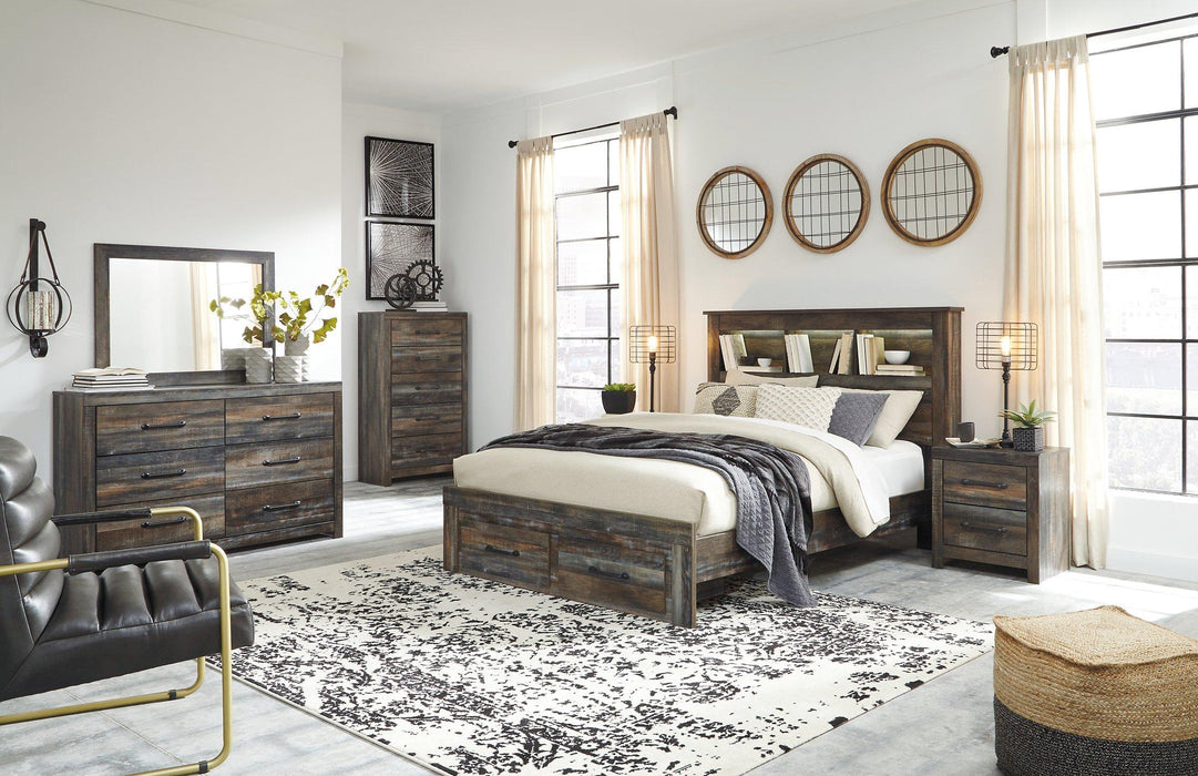 Drystan Bed with 2 Storage Drawers - Premium Bed from Ashley Furniture - Just $466.59! Shop now at Furniture Wholesale Plus  We are the best furniture store in Nashville, Hendersonville, Goodlettsville, Madison, Antioch, Mount Juliet, Lebanon, Gallatin, Springfield, Murfreesboro, Franklin, Brentwood