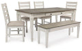 Skempton Dining Room Set - Premium Dining Room Set from Ashley Furniture - Just $788.35! Shop now at Furniture Wholesale Plus  We are the best furniture store in Nashville, Hendersonville, Goodlettsville, Madison, Antioch, Mount Juliet, Lebanon, Gallatin, Springfield, Murfreesboro, Franklin, Brentwood