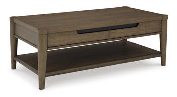 Roanhowe Coffee Table - Premium Cocktail Table from Ashley Furniture - Just $280.92! Shop now at Furniture Wholesale Plus  We are the best furniture store in Nashville, Hendersonville, Goodlettsville, Madison, Antioch, Mount Juliet, Lebanon, Gallatin, Springfield, Murfreesboro, Franklin, Brentwood