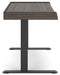 Zendex 55" Adjustable Height Desk - Premium Desk from Ashley Furniture - Just $574.99! Shop now at Furniture Wholesale Plus  We are the best furniture store in Nashville, Hendersonville, Goodlettsville, Madison, Antioch, Mount Juliet, Lebanon, Gallatin, Springfield, Murfreesboro, Franklin, Brentwood