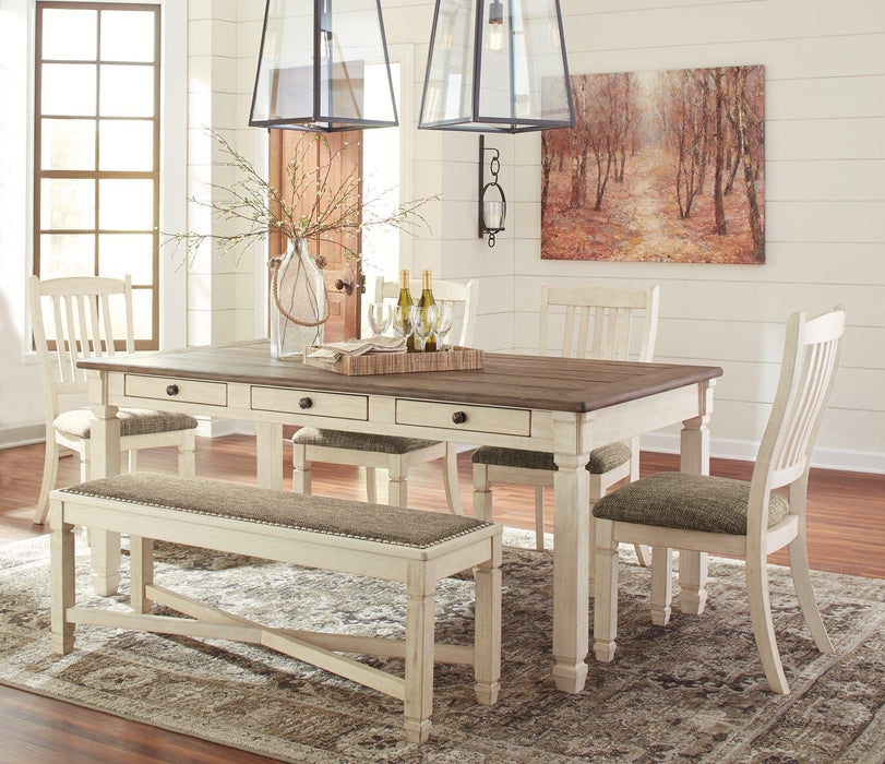 Bolanburg Dining Set - Premium Dining Room Set from Ashley Furniture - Just $997.54! Shop now at Furniture Wholesale Plus  We are the best furniture store in Nashville, Hendersonville, Goodlettsville, Madison, Antioch, Mount Juliet, Lebanon, Gallatin, Springfield, Murfreesboro, Franklin, Brentwood