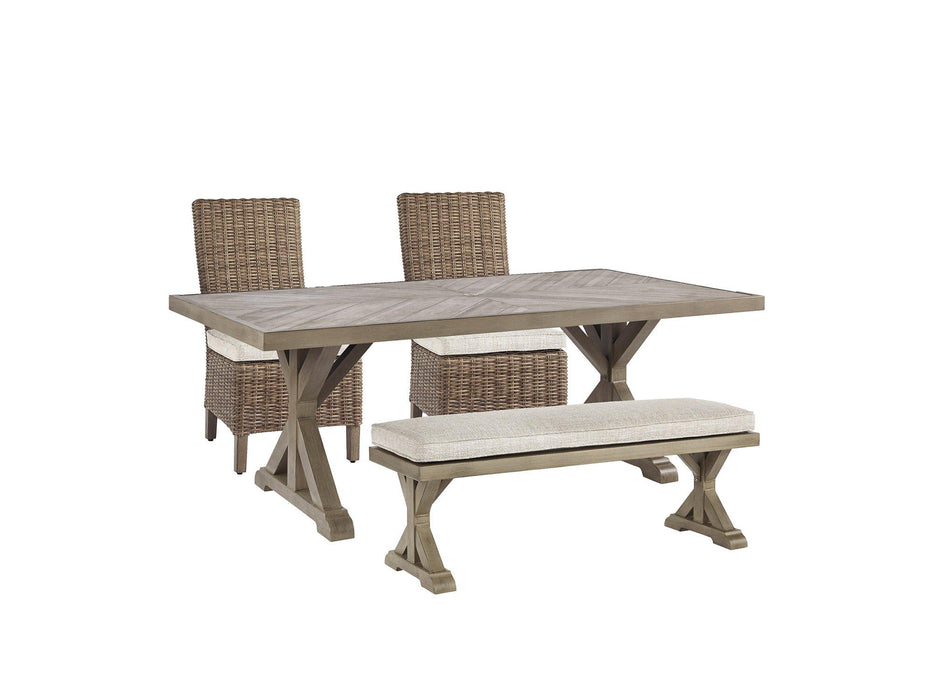 Beachcroft Outdoor Dining Set - Premium Outdoor Dining Set from Ashley Furniture - Just $2605.77! Shop now at Furniture Wholesale Plus  We are the best furniture store in Nashville, Hendersonville, Goodlettsville, Madison, Antioch, Mount Juliet, Lebanon, Gallatin, Springfield, Murfreesboro, Franklin, Brentwood