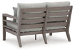 Hillside Barn Outdoor Loveseat with Cushion - Premium Outdoor Seating from Ashley Furniture - Just $1287.92! Shop now at Furniture Wholesale Plus  We are the best furniture store in Nashville, Hendersonville, Goodlettsville, Madison, Antioch, Mount Juliet, Lebanon, Gallatin, Springfield, Murfreesboro, Franklin, Brentwood