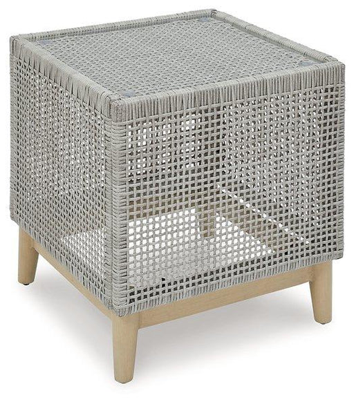 Seton Creek Outdoor End Table - Premium Outdoor End Table from Ashley Furniture - Just $235.02! Shop now at Furniture Wholesale Plus  We are the best furniture store in Nashville, Hendersonville, Goodlettsville, Madison, Antioch, Mount Juliet, Lebanon, Gallatin, Springfield, Murfreesboro, Franklin, Brentwood