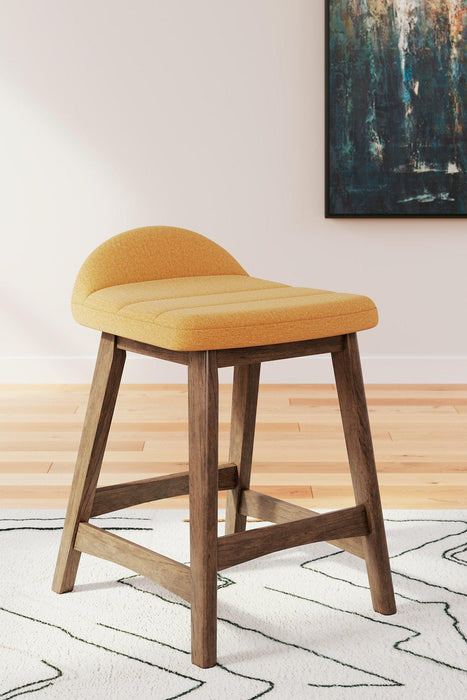 Lyncott Counter Height Bar Stool - Premium Barstool from Ashley Furniture - Just $92.51! Shop now at Furniture Wholesale Plus  We are the best furniture store in Nashville, Hendersonville, Goodlettsville, Madison, Antioch, Mount Juliet, Lebanon, Gallatin, Springfield, Murfreesboro, Franklin, Brentwood