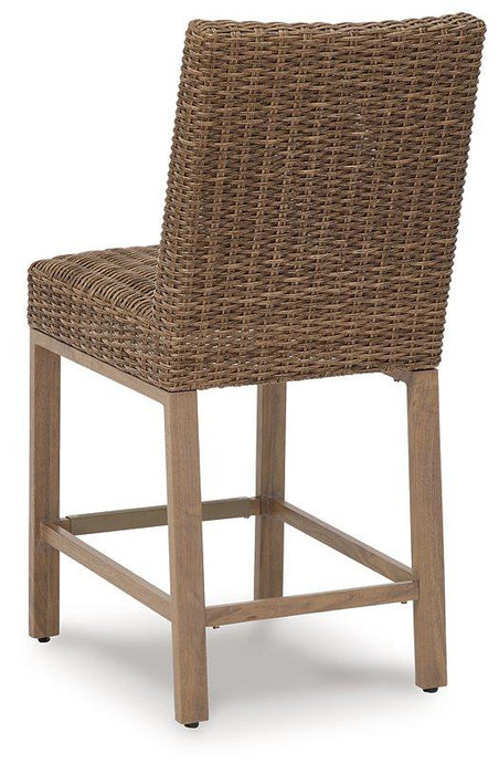 Walton Bridge Outdoor Bar Stool (Set of 2) - Premium Outdoor Barstool from Ashley Furniture - Just $663.66! Shop now at Furniture Wholesale Plus  We are the best furniture store in Nashville, Hendersonville, Goodlettsville, Madison, Antioch, Mount Juliet, Lebanon, Gallatin, Springfield, Murfreesboro, Franklin, Brentwood