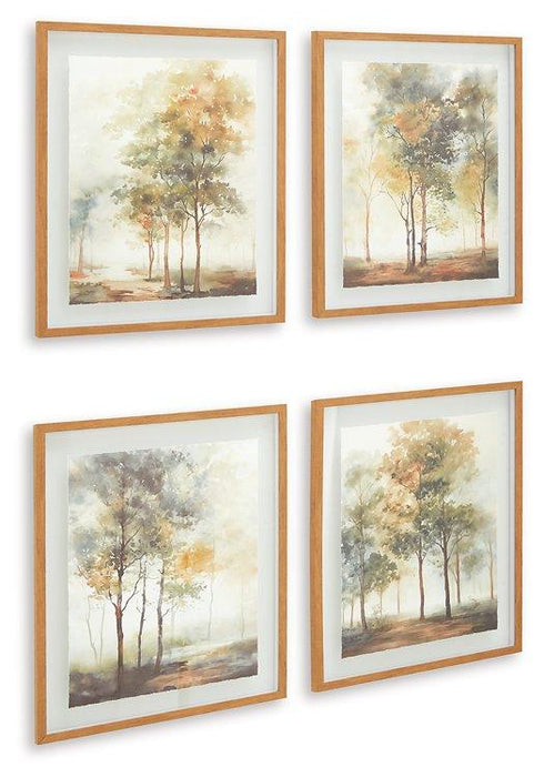 Bryneford Wall Art (Set of 4) - Premium Wall Art from Ashley Furniture - Just $166.28! Shop now at Furniture Wholesale Plus  We are the best furniture store in Nashville, Hendersonville, Goodlettsville, Madison, Antioch, Mount Juliet, Lebanon, Gallatin, Springfield, Murfreesboro, Franklin, Brentwood