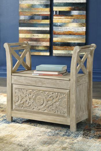 Fossil Ridge Accent Bench - Premium Bench from Ashley Furniture - Just $206.77! Shop now at Furniture Wholesale Plus  We are the best furniture store in Nashville, Hendersonville, Goodlettsville, Madison, Antioch, Mount Juliet, Lebanon, Gallatin, Springfield, Murfreesboro, Franklin, Brentwood