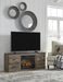 Trinell TV Stand with Electric Fireplace - Premium Entertainment Center from Ashley Furniture - Just $422.02! Shop now at Furniture Wholesale Plus  We are the best furniture store in Nashville, Hendersonville, Goodlettsville, Madison, Antioch, Mount Juliet, Lebanon, Gallatin, Springfield, Murfreesboro, Franklin, Brentwood