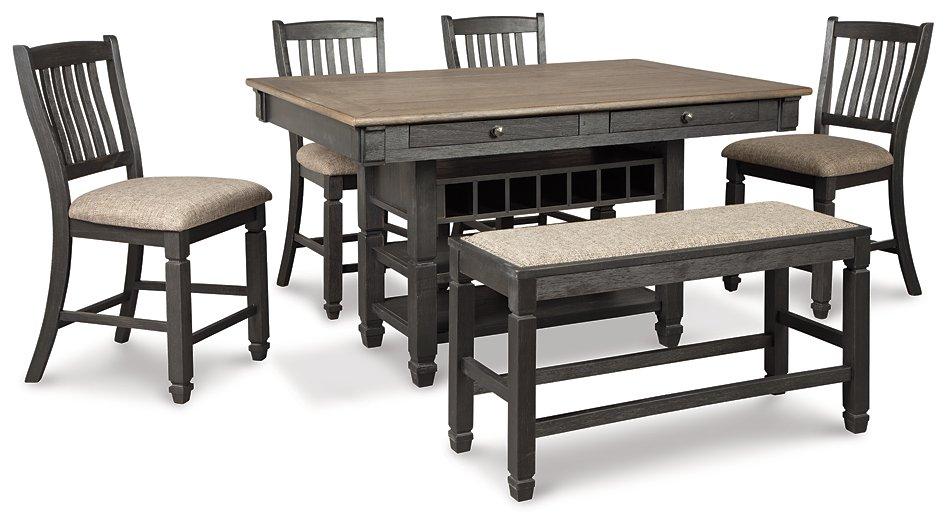 Tyler Creek Counter Height Dining Set - Premium Dining Room Set from Ashley Furniture - Just $1180.56! Shop now at Furniture Wholesale Plus  We are the best furniture store in Nashville, Hendersonville, Goodlettsville, Madison, Antioch, Mount Juliet, Lebanon, Gallatin, Springfield, Murfreesboro, Franklin, Brentwood