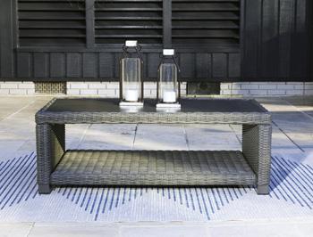 Elite Park Outdoor Coffee Table - Premium Outdoor Cocktail Table from Ashley Furniture - Just $333.88! Shop now at Furniture Wholesale Plus  We are the best furniture store in Nashville, Hendersonville, Goodlettsville, Madison, Antioch, Mount Juliet, Lebanon, Gallatin, Springfield, Murfreesboro, Franklin, Brentwood