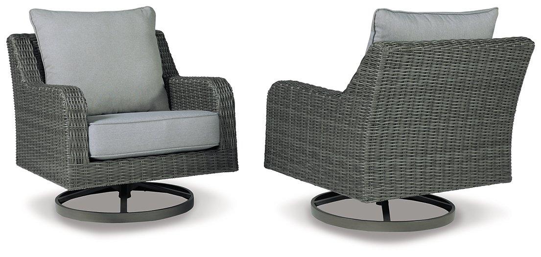 Elite Park Outdoor Swivel Lounge with Cushion - Premium Outdoor Seating from Ashley Furniture - Just $575.99! Shop now at Furniture Wholesale Plus  We are the best furniture store in Nashville, Hendersonville, Goodlettsville, Madison, Antioch, Mount Juliet, Lebanon, Gallatin, Springfield, Murfreesboro, Franklin, Brentwood