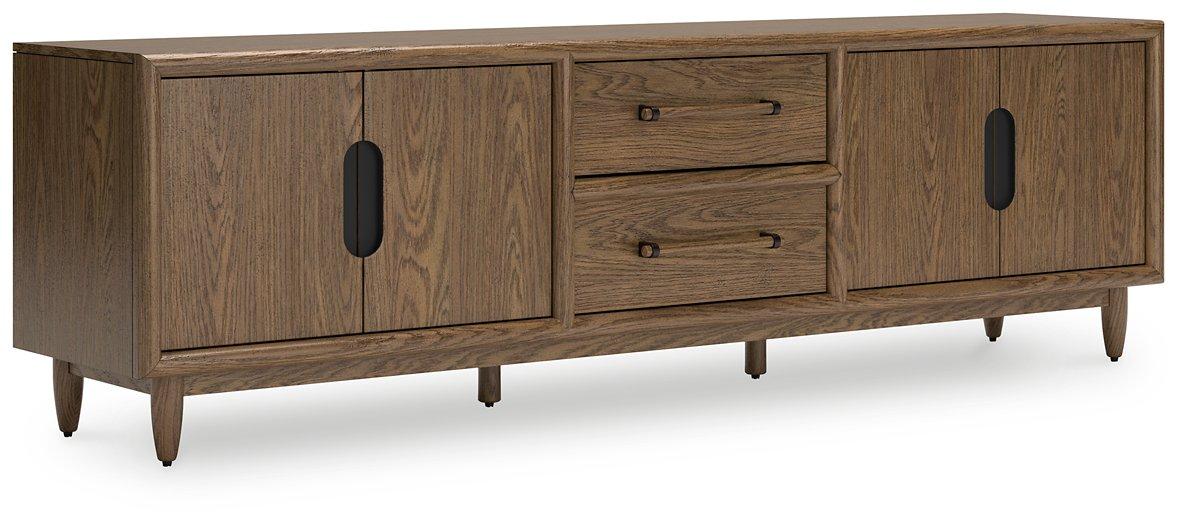 Roanhowe 85" TV Stand - Premium TV Stand from Ashley Furniture - Just $663.66! Shop now at Furniture Wholesale Plus  We are the best furniture store in Nashville, Hendersonville, Goodlettsville, Madison, Antioch, Mount Juliet, Lebanon, Gallatin, Springfield, Murfreesboro, Franklin, Brentwood