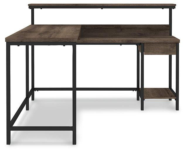 Arlenbry Home Office L-Desk with Storage - Premium Desk from Ashley Furniture - Just $393.16! Shop now at Furniture Wholesale Plus  We are the best furniture store in Nashville, Hendersonville, Goodlettsville, Madison, Antioch, Mount Juliet, Lebanon, Gallatin, Springfield, Murfreesboro, Franklin, Brentwood