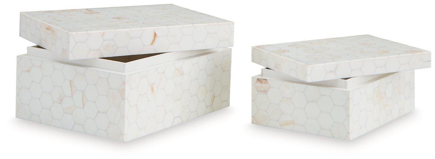 Aldenburg Box (Set of 2) - Premium Box from Ashley Furniture - Just $62.01! Shop now at Furniture Wholesale Plus  We are the best furniture store in Nashville, Hendersonville, Goodlettsville, Madison, Antioch, Mount Juliet, Lebanon, Gallatin, Springfield, Murfreesboro, Franklin, Brentwood