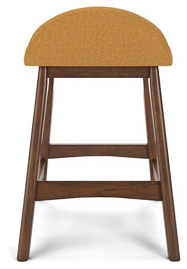 Lyncott Counter Height Bar Stool - Premium Barstool from Ashley Furniture - Just $92.51! Shop now at Furniture Wholesale Plus  We are the best furniture store in Nashville, Hendersonville, Goodlettsville, Madison, Antioch, Mount Juliet, Lebanon, Gallatin, Springfield, Murfreesboro, Franklin, Brentwood