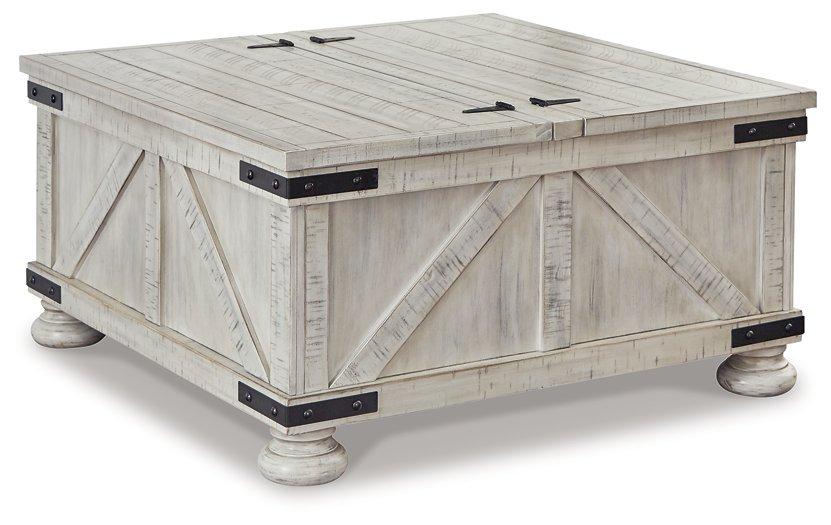 Carynhurst Coffee Table - Premium Cocktail Table from Ashley Furniture - Just $370.95! Shop now at Furniture Wholesale Plus  We are the best furniture store in Nashville, Hendersonville, Goodlettsville, Madison, Antioch, Mount Juliet, Lebanon, Gallatin, Springfield, Murfreesboro, Franklin, Brentwood