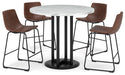 Centiar Counter Height Dining Set - Premium Barstool Set from Ashley Furniture - Just $474.62! Shop now at Furniture Wholesale Plus  We are the best furniture store in Nashville, Hendersonville, Goodlettsville, Madison, Antioch, Mount Juliet, Lebanon, Gallatin, Springfield, Murfreesboro, Franklin, Brentwood