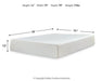 Chime 12 Inch Memory Foam Mattress and Base Set - Premium Mattress Set from Ashley Furniture - Just $991.66! Shop now at Furniture Wholesale Plus  We are the best furniture store in Nashville, Hendersonville, Goodlettsville, Madison, Antioch, Mount Juliet, Lebanon, Gallatin, Springfield, Murfreesboro, Franklin, Brentwood