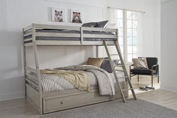 Lettner Youth Bunk Bed with 1 Large Storage Drawer - Premium Youth Bed from Ashley Furniture - Just $828.59! Shop now at Furniture Wholesale Plus  We are the best furniture store in Nashville, Hendersonville, Goodlettsville, Madison, Antioch, Mount Juliet, Lebanon, Gallatin, Springfield, Murfreesboro, Franklin, Brentwood