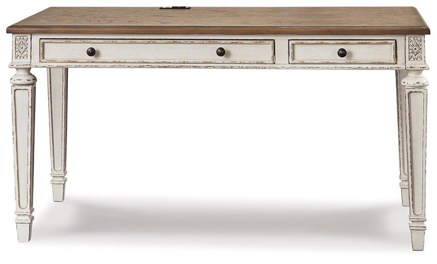 Realyn 60" Home Office Desk - Premium Desk from Ashley Furniture - Just $456.53! Shop now at Furniture Wholesale Plus  We are the best furniture store in Nashville, Hendersonville, Goodlettsville, Madison, Antioch, Mount Juliet, Lebanon, Gallatin, Springfield, Murfreesboro, Franklin, Brentwood